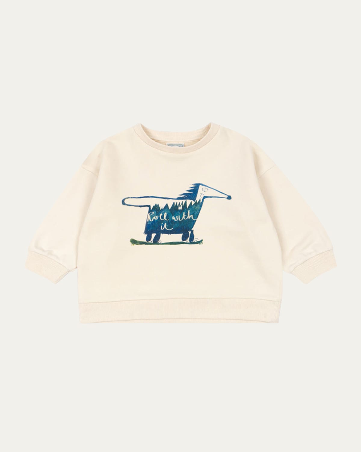 Konges Slojd Rosie H-w X Kid's Roller Sweatshirt In Neutral