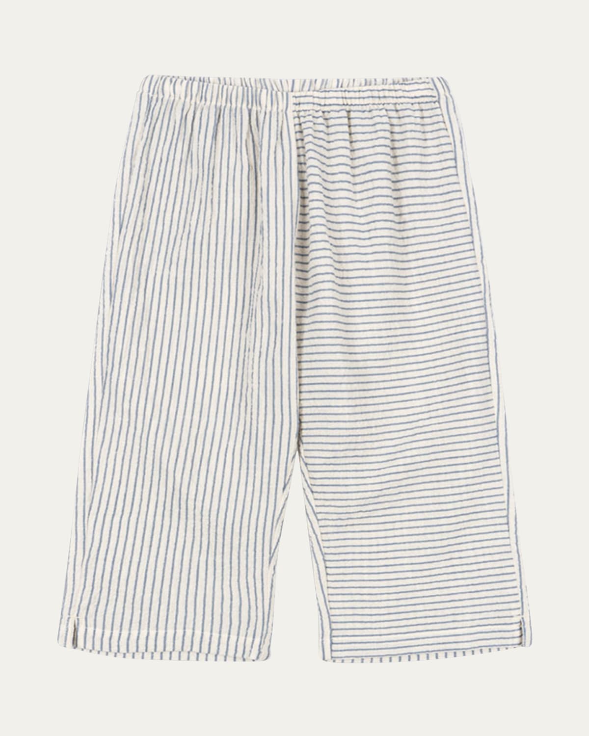 Konges Slojd X Rhw Organic Cotton Stripe Trousers In White