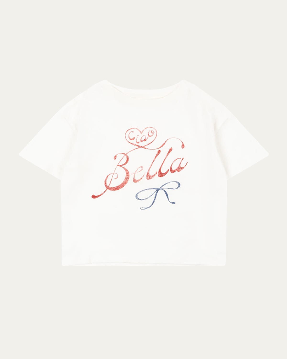 Konges Slojd Rosie H-w X Girl's Bella Short-sleeve Tee In White
