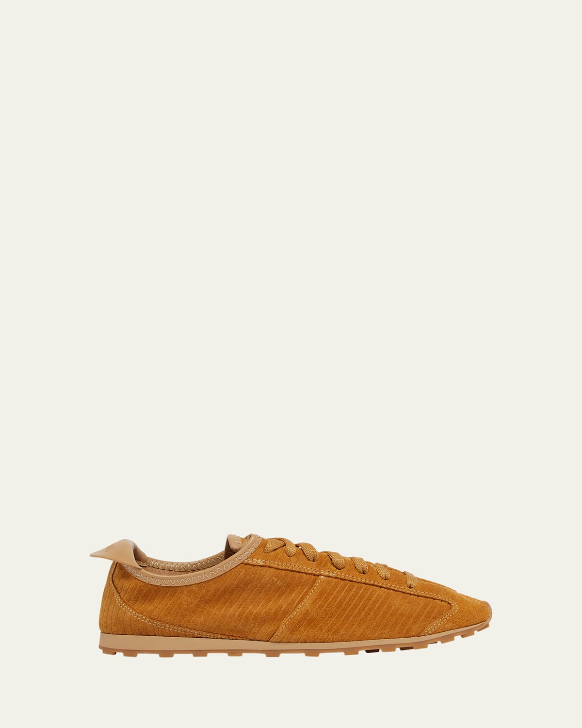 Jacquemus Les Tennis Embossed Suede Sneakers In Brown