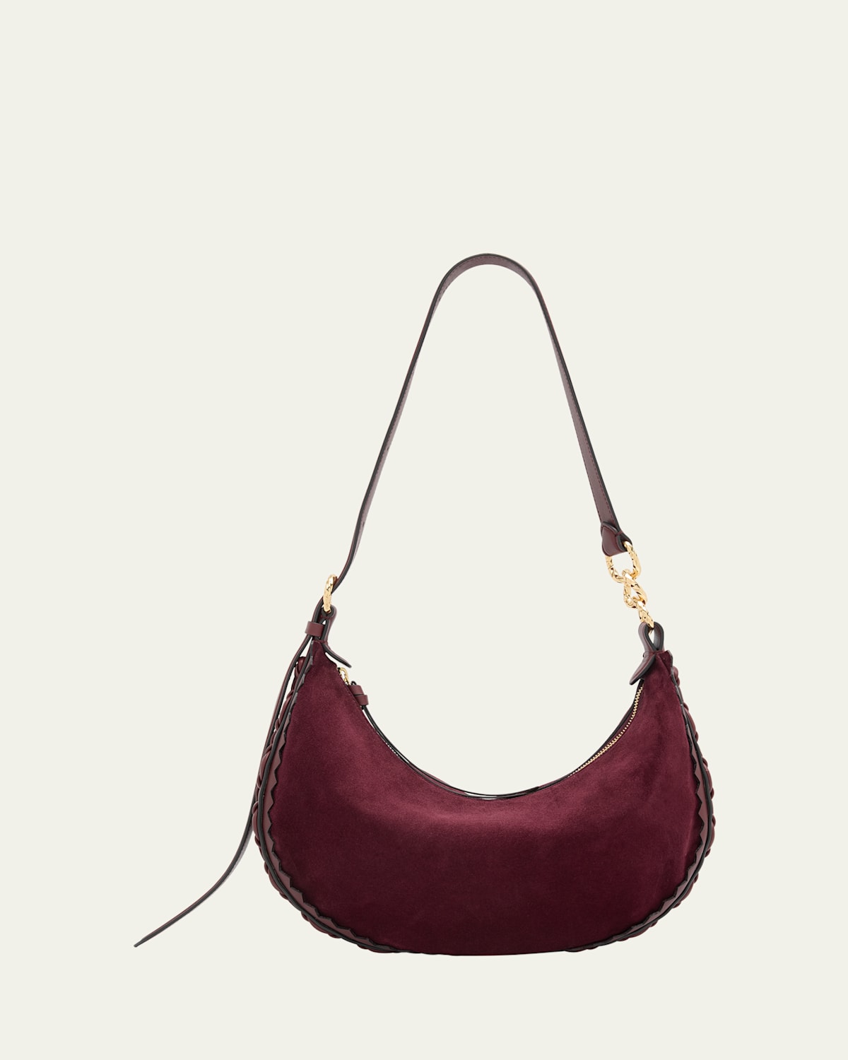 Ulla Johnson Twyla Small Suede Hobo Bag