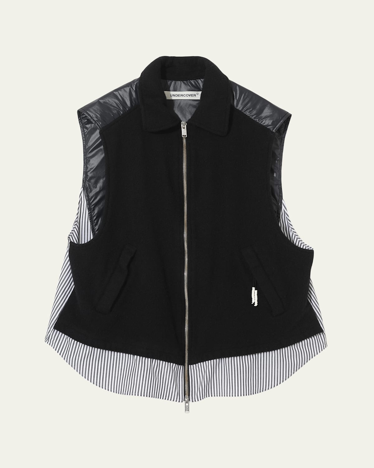 UNDERCOVER Mixed-Media Puffer Vest