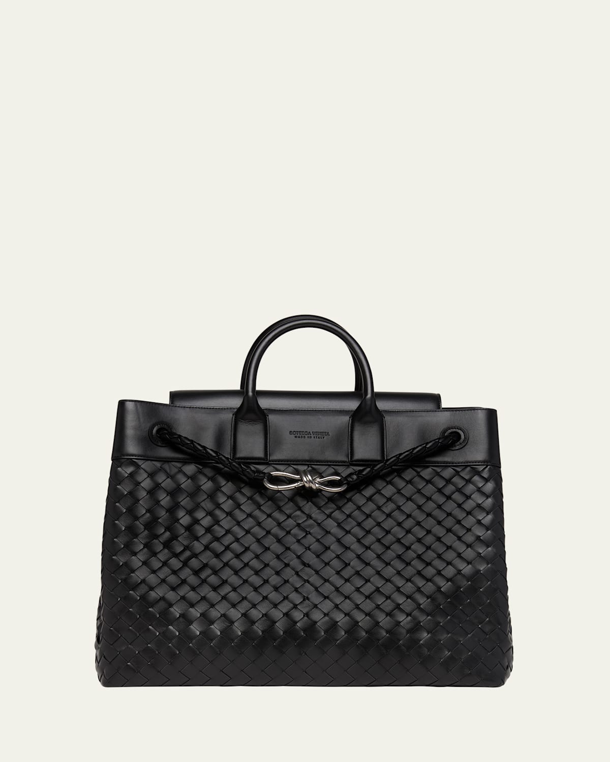 Men's Small Andiamo Voyager Intrecciato Shoulder Bag