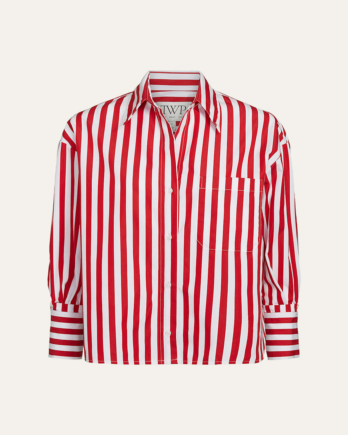 J. D. Striped Button-Front Shirt