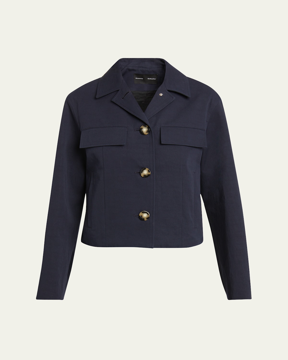 Proenza Schouler Thelma Cotton Linen Suiting Jacket