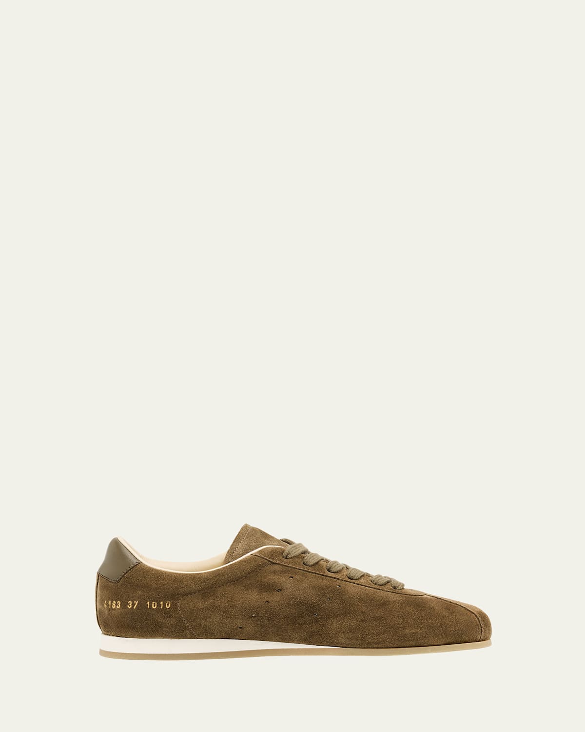 Common Projects Low-top Suede And Leather Sneakers In Animal Print