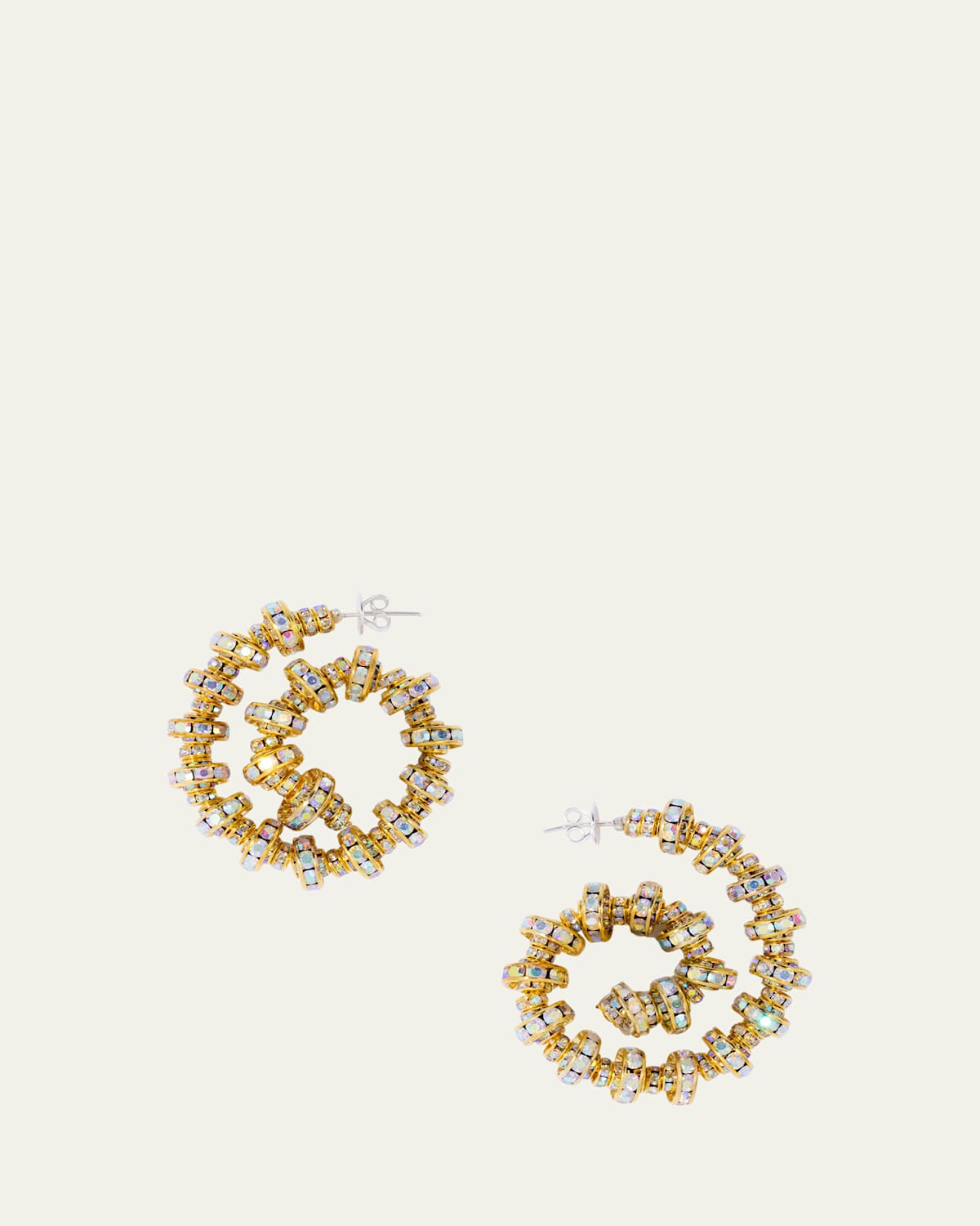 PEARL OCTOPUSS.Y Spiral Hoop Earrings