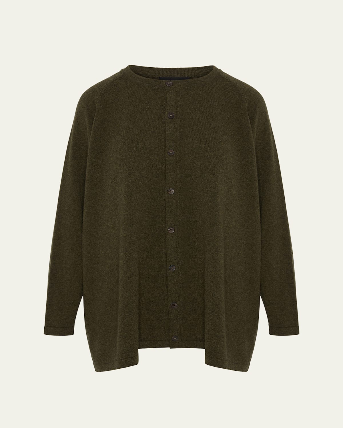 Eskandar A-line Bateau-neck Cashmere Sweater (long Length)