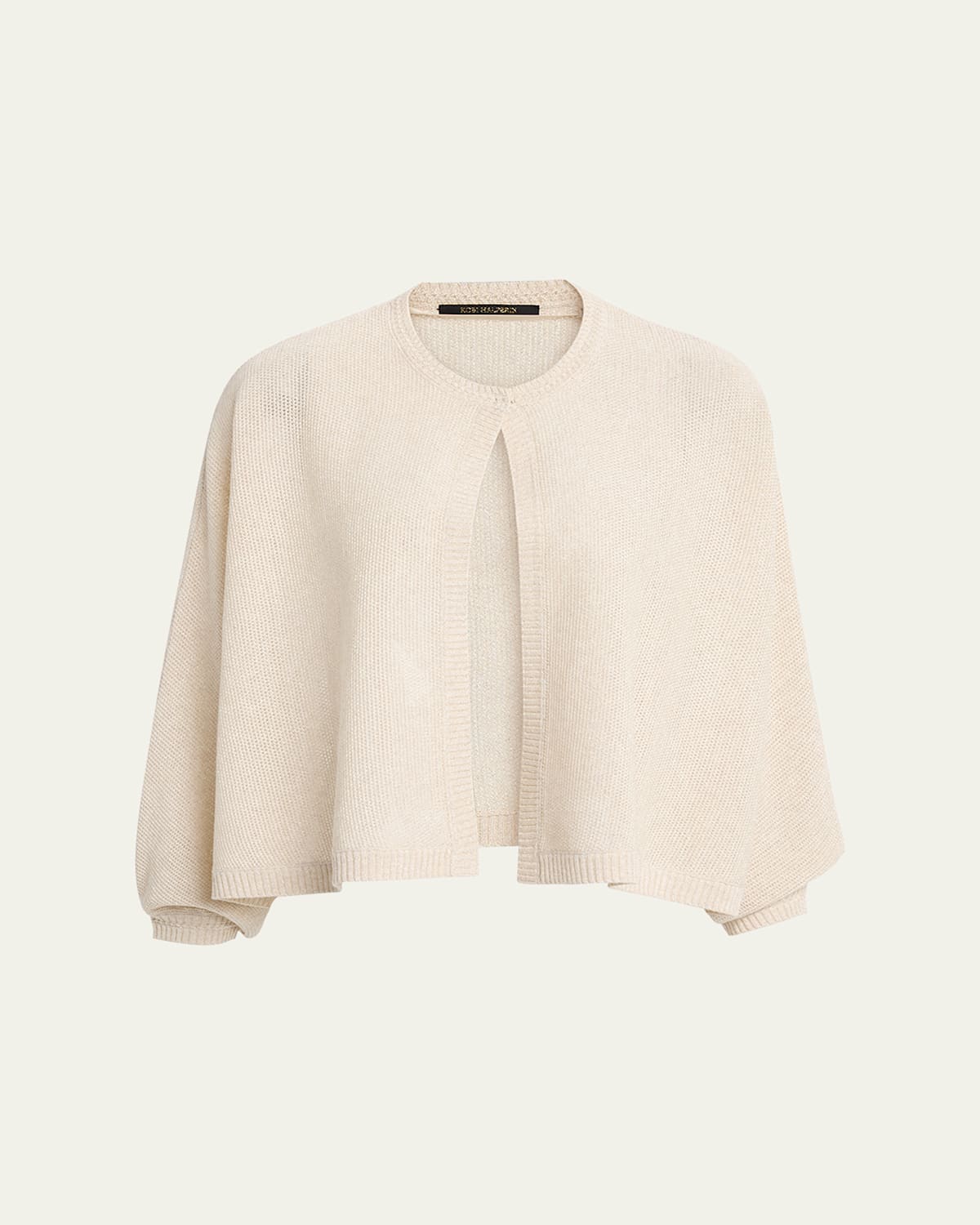 Kobi Halperin Cove Dolman-sleeve Shimmer Mesh Sweater In Brown