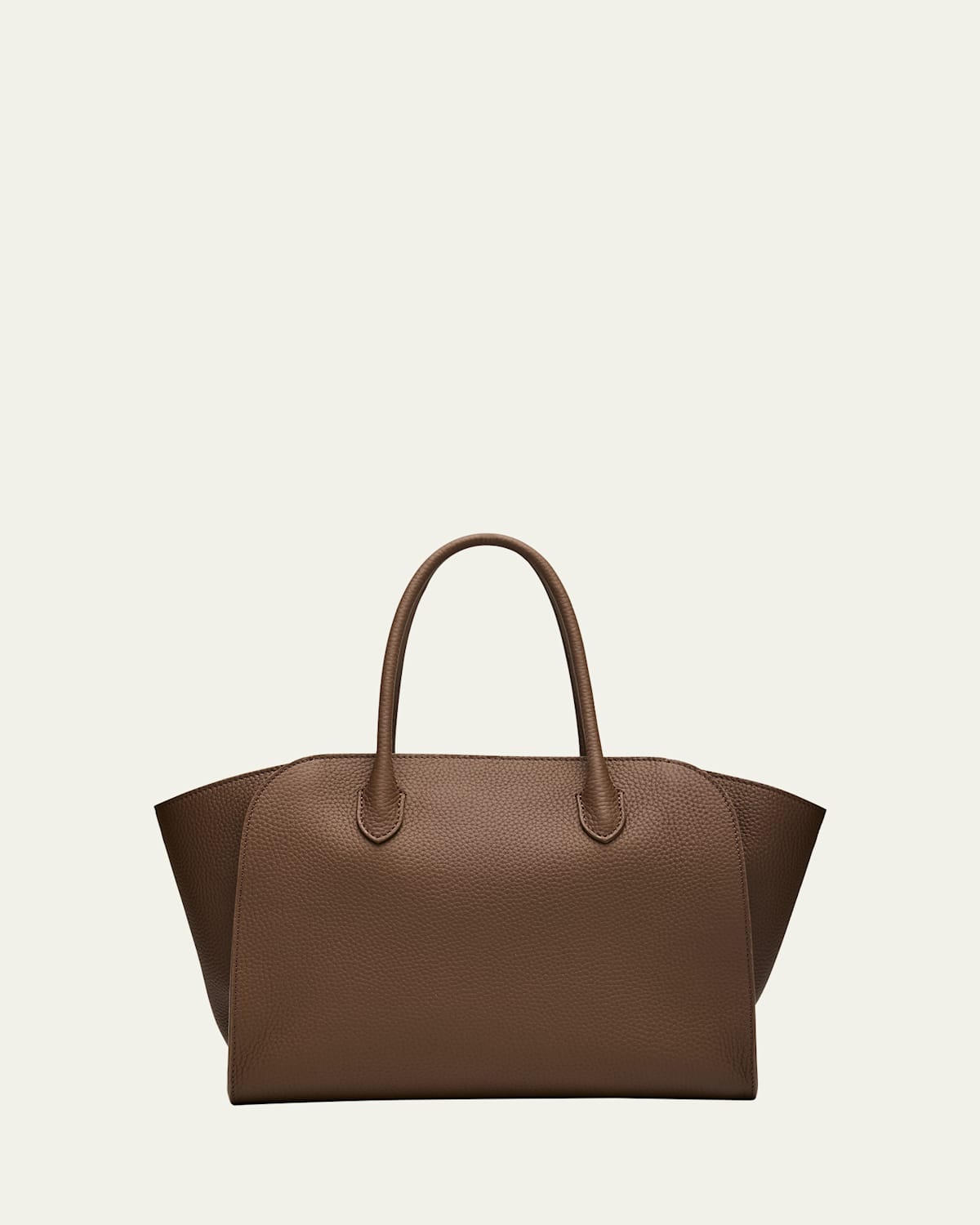 The Row Marlo 12 Shoulder Bag In Grain Leather In Green