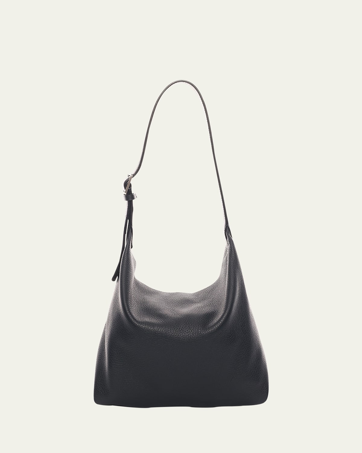 The Row Isa Shoulder Bag In Deerskin Leather In Blue