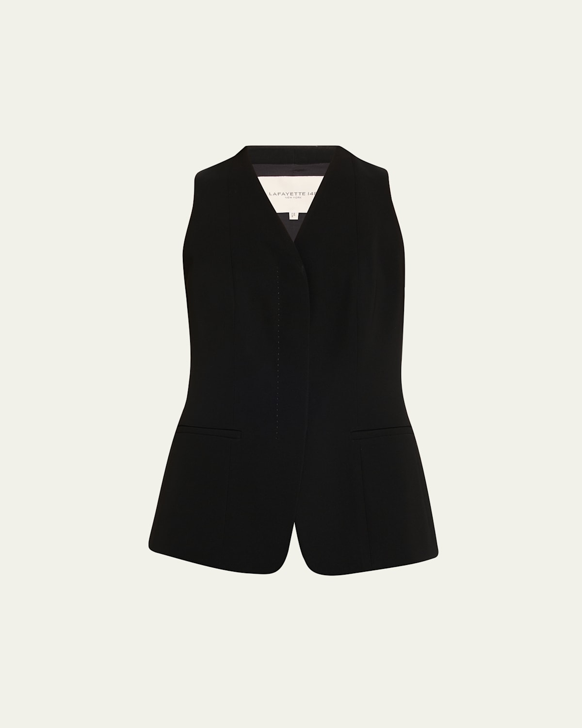 Tailored Finesse Crepe Vest