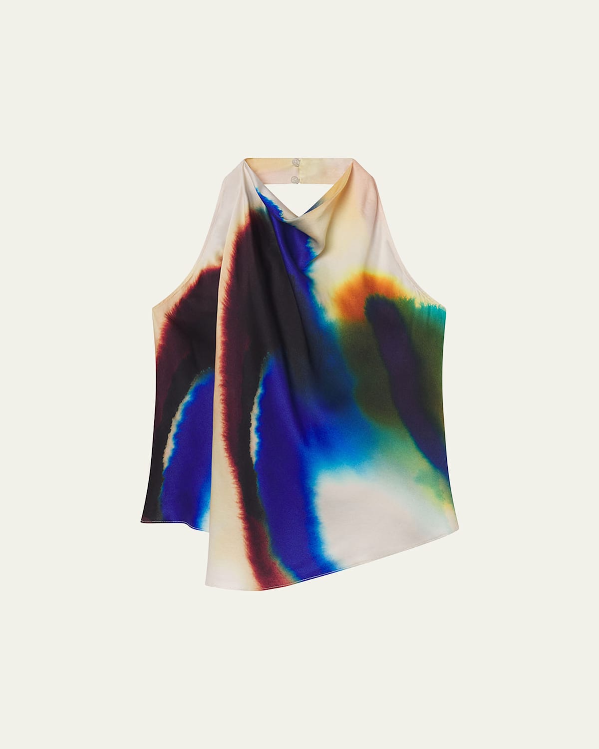 A.l.c Ada Draped Halter Cowl-neck Top In Multi