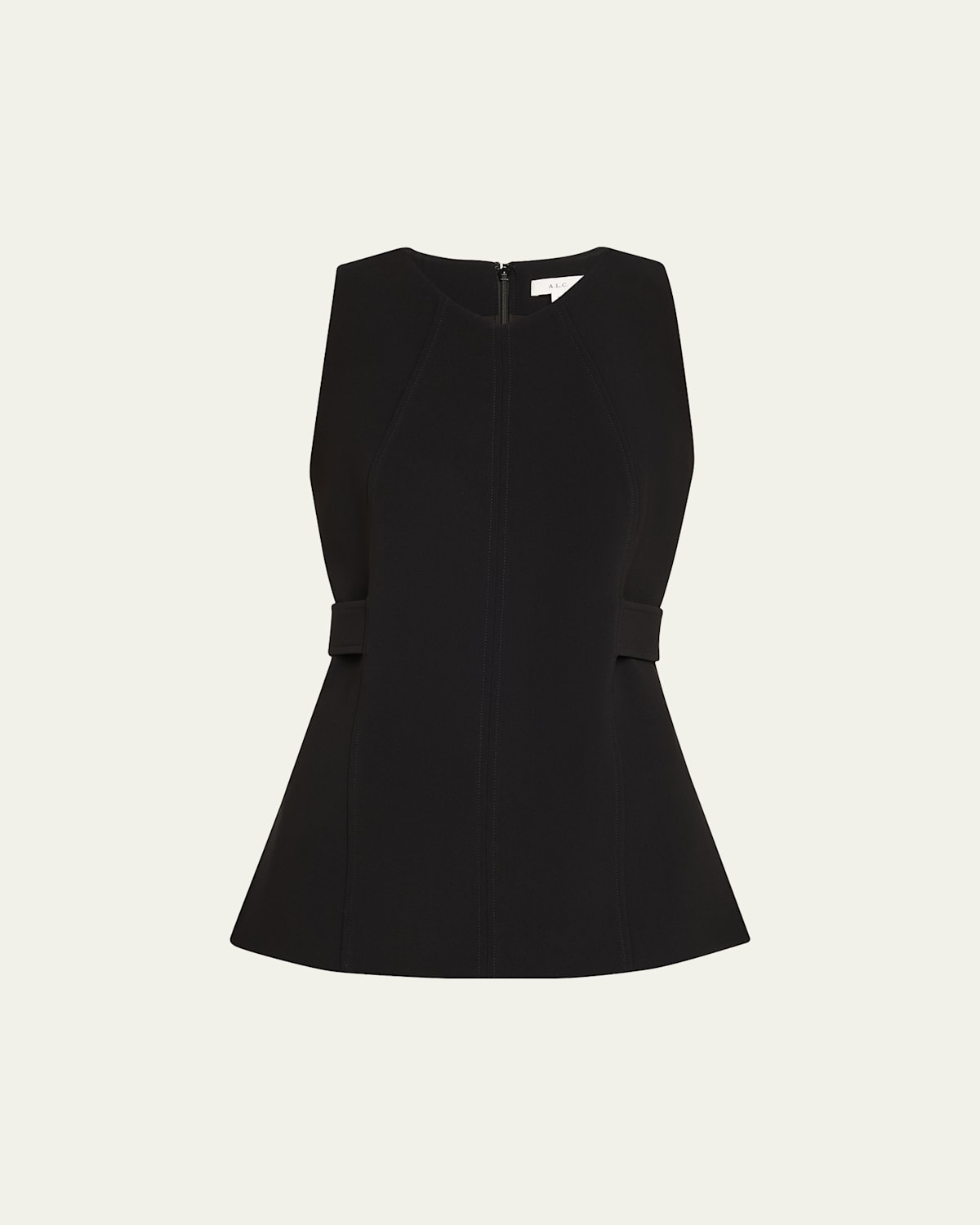 A.l.c Emma Sleeveless Structured Top In Black