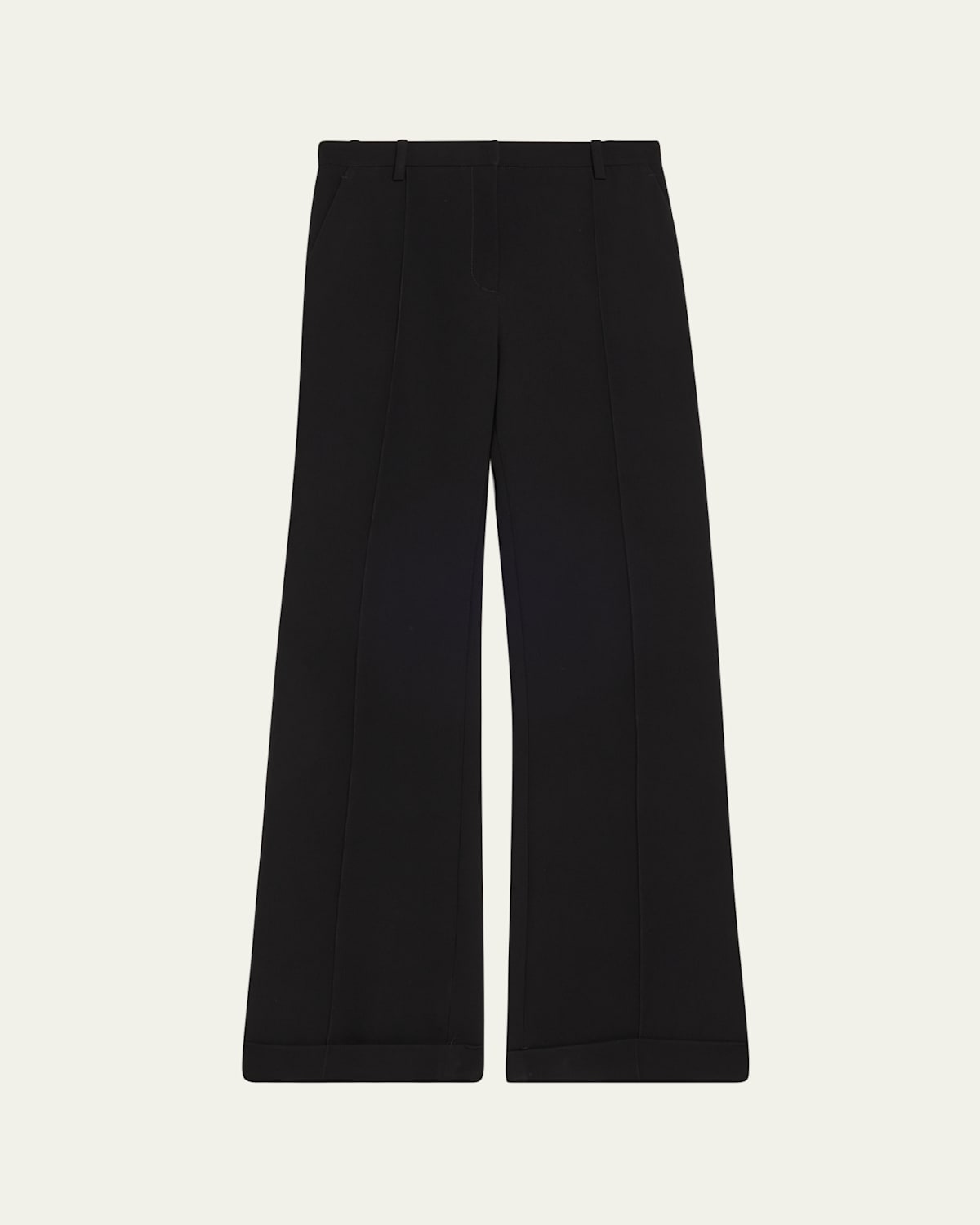 A.l.c Max Cuffed Straight-leg Pants In Black