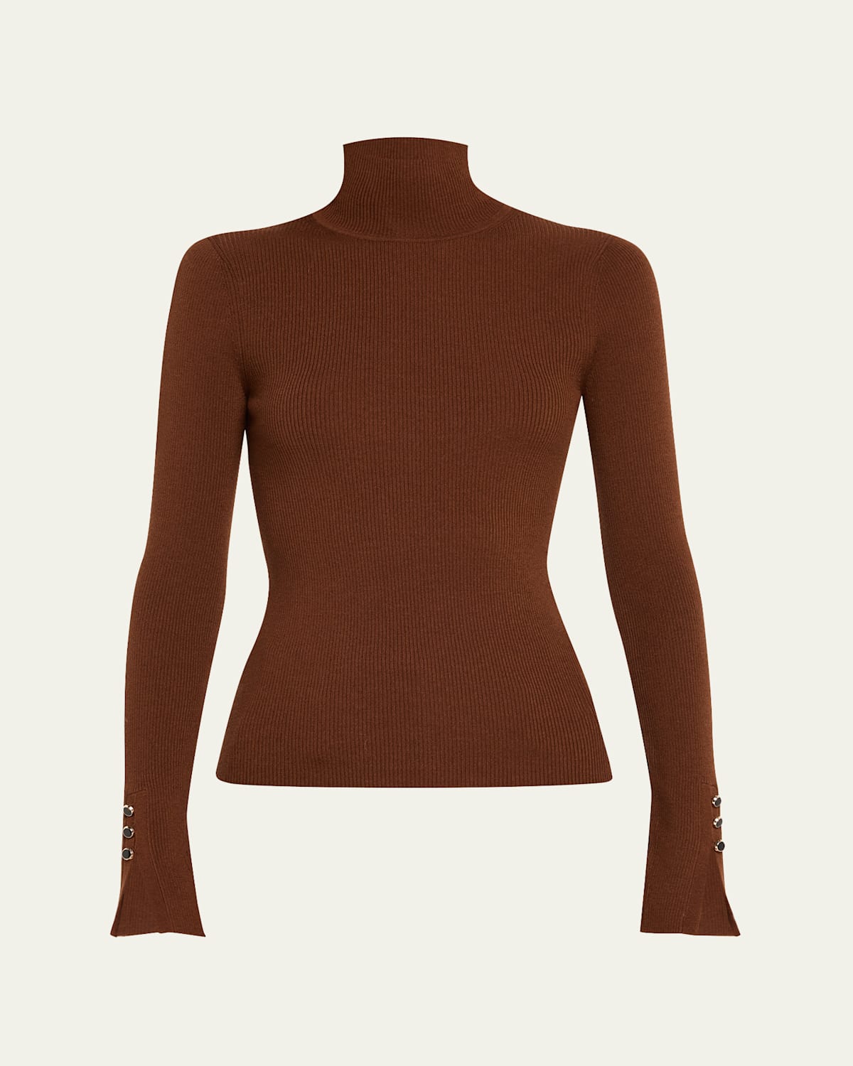 A.l.c Jett Turtleneck Top In Brown