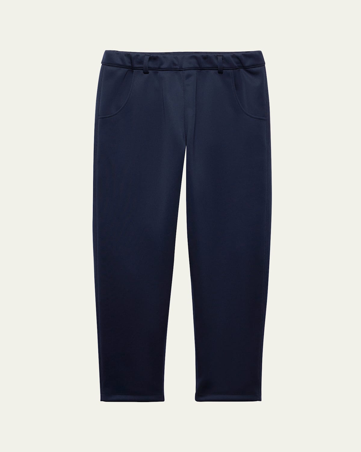 Prada Mens Blue Technical Fleece Cotton-jersey Jogging Bottoms In Blue
