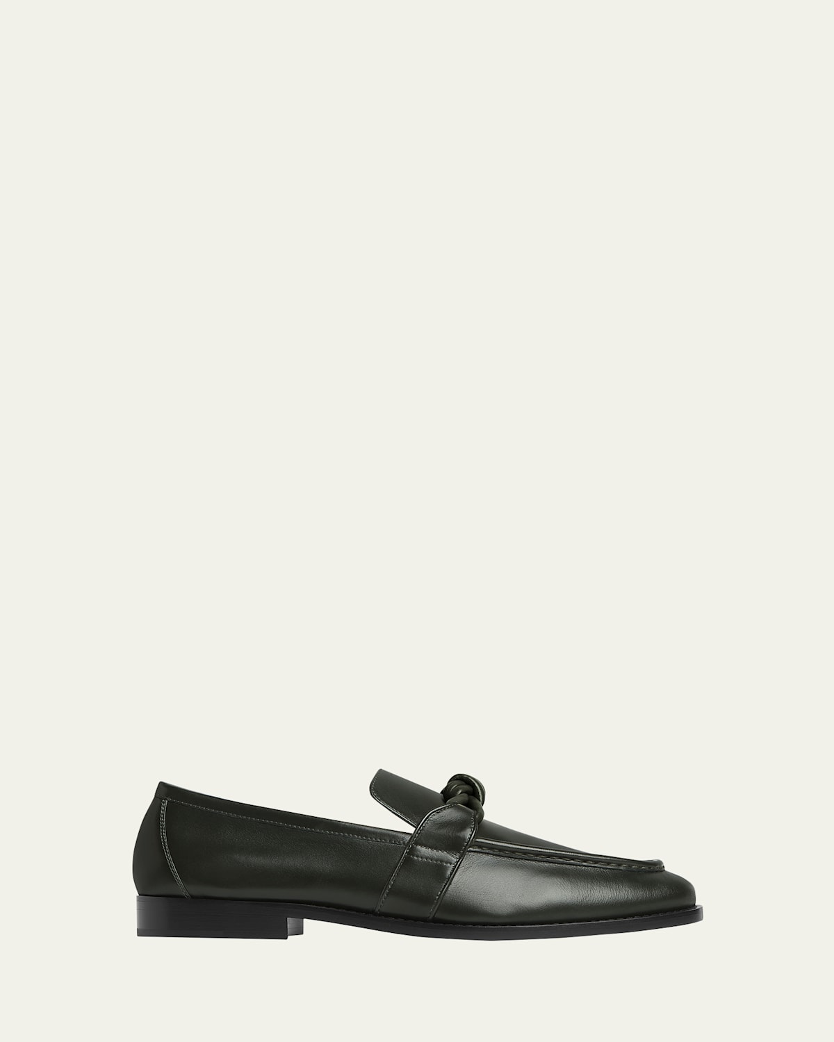 Bottega Veneta Men's Astaire Knot Leather Loafers