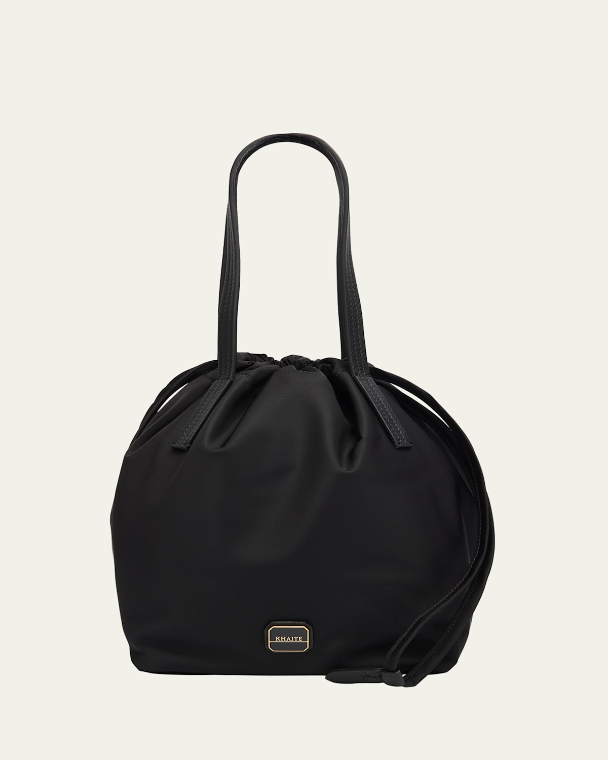 Khaite Rory Nylon Drawstring Bucket Bag