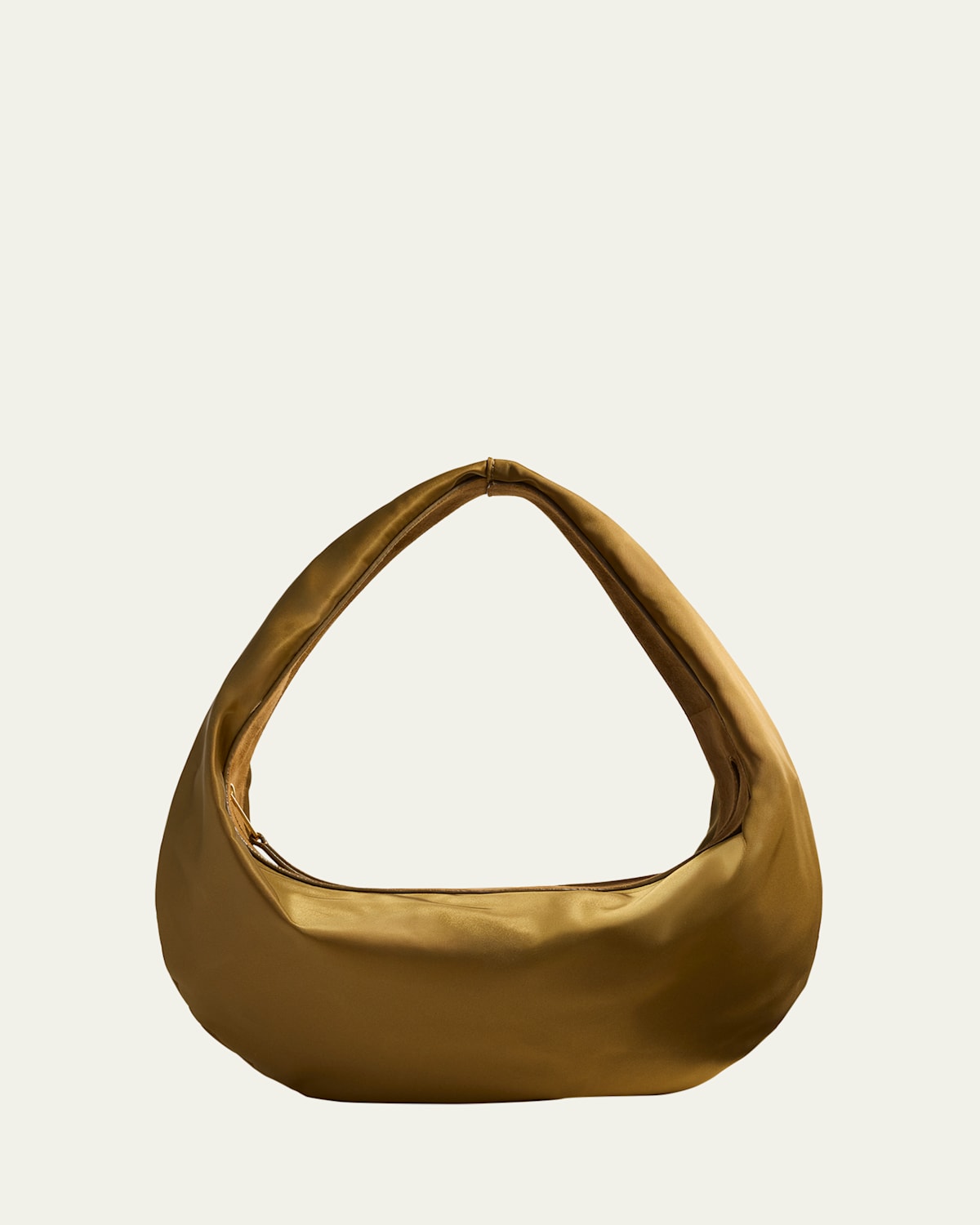 Khaite Olivia Medium Sport Nylon & Suede Shoulder Bag