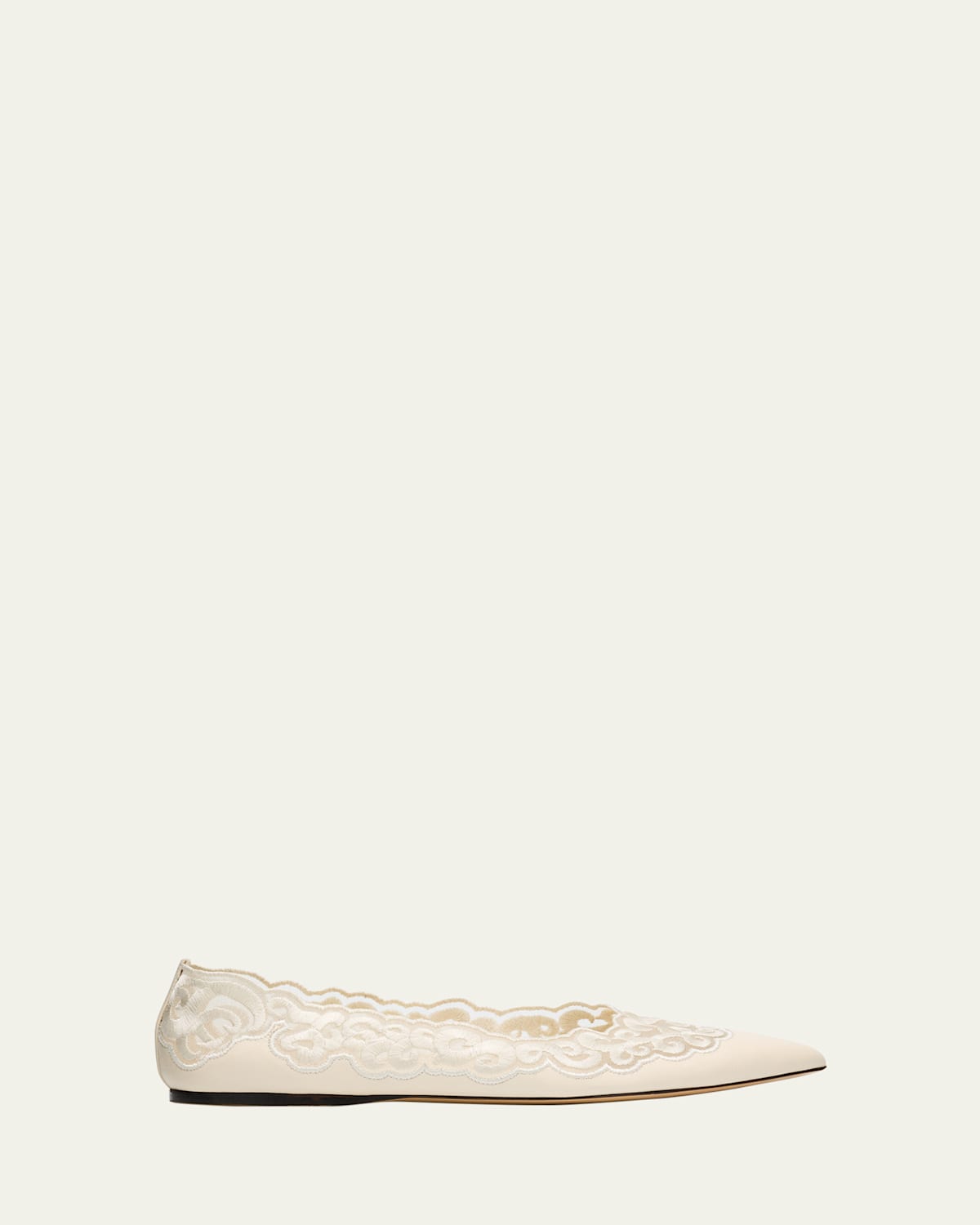 Ziva Leather Ballerina Flats