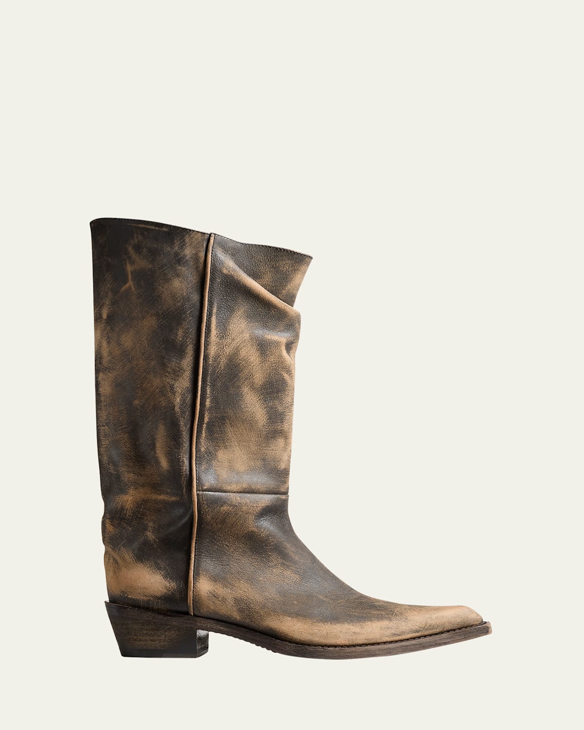 Khaite Clive Rustic Calfskin