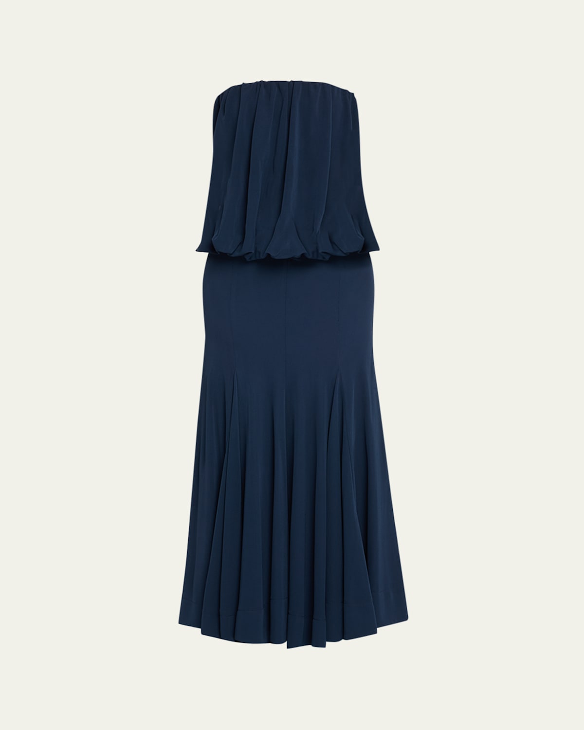 Yael Draped Strapless Matte Jersey Dress