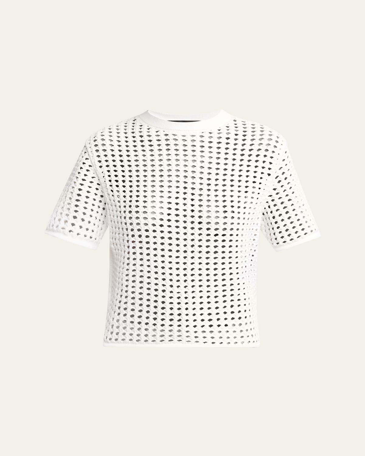 Proenza Schouler Kimia Open Crochet Top