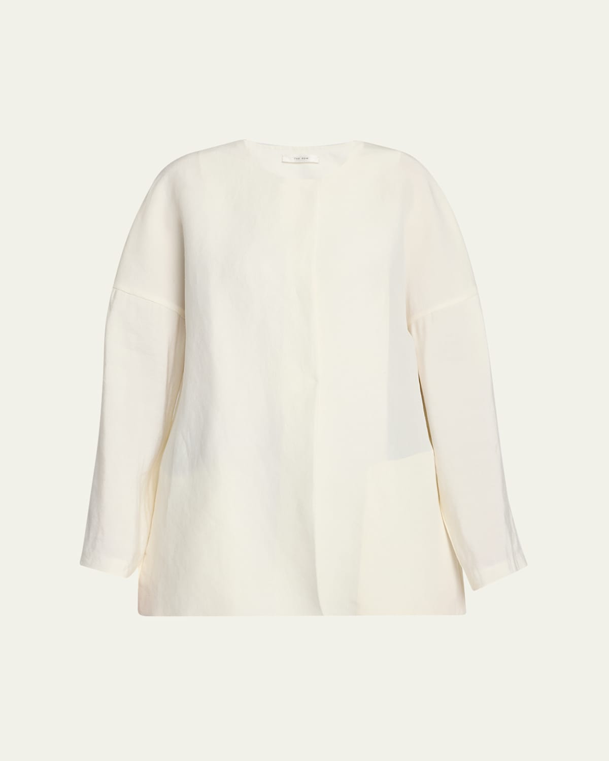 The Row Elke Cashmere Jacket In White