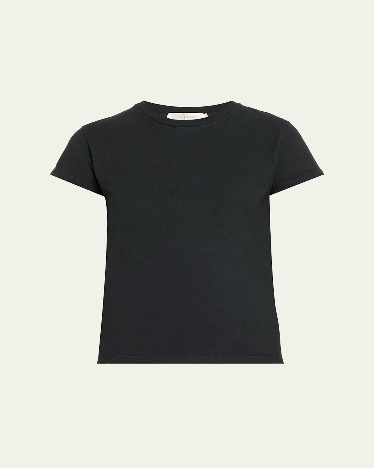The Row Tori Shrunken T-shirt In Black