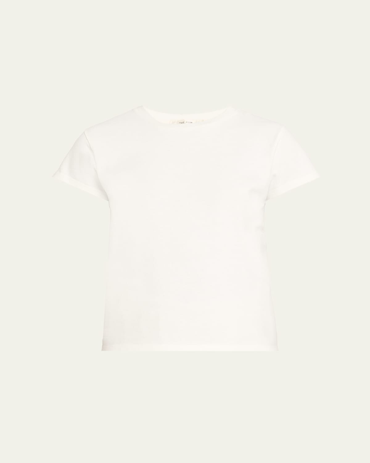 The Row Tori Shrunken T-shirt In White