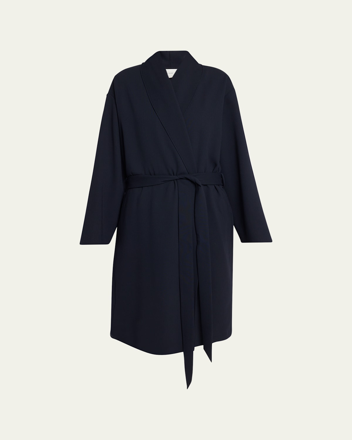 The Row Aneta Wrap Coat In Blue