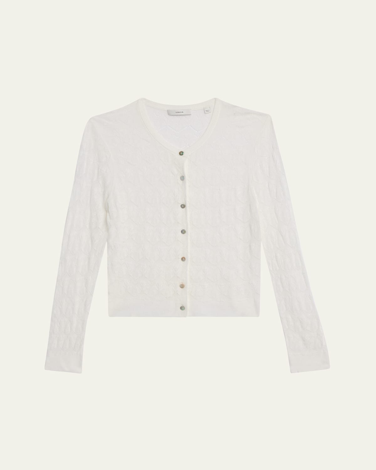 Vince Lace Stitch Cardigan
