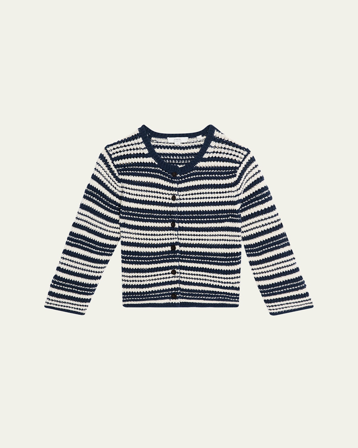 Vince Textured Stripe Cardigan