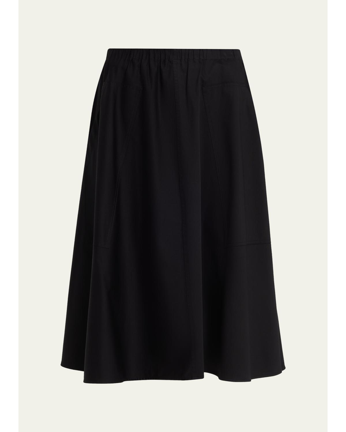 Pull-On Full Skirt