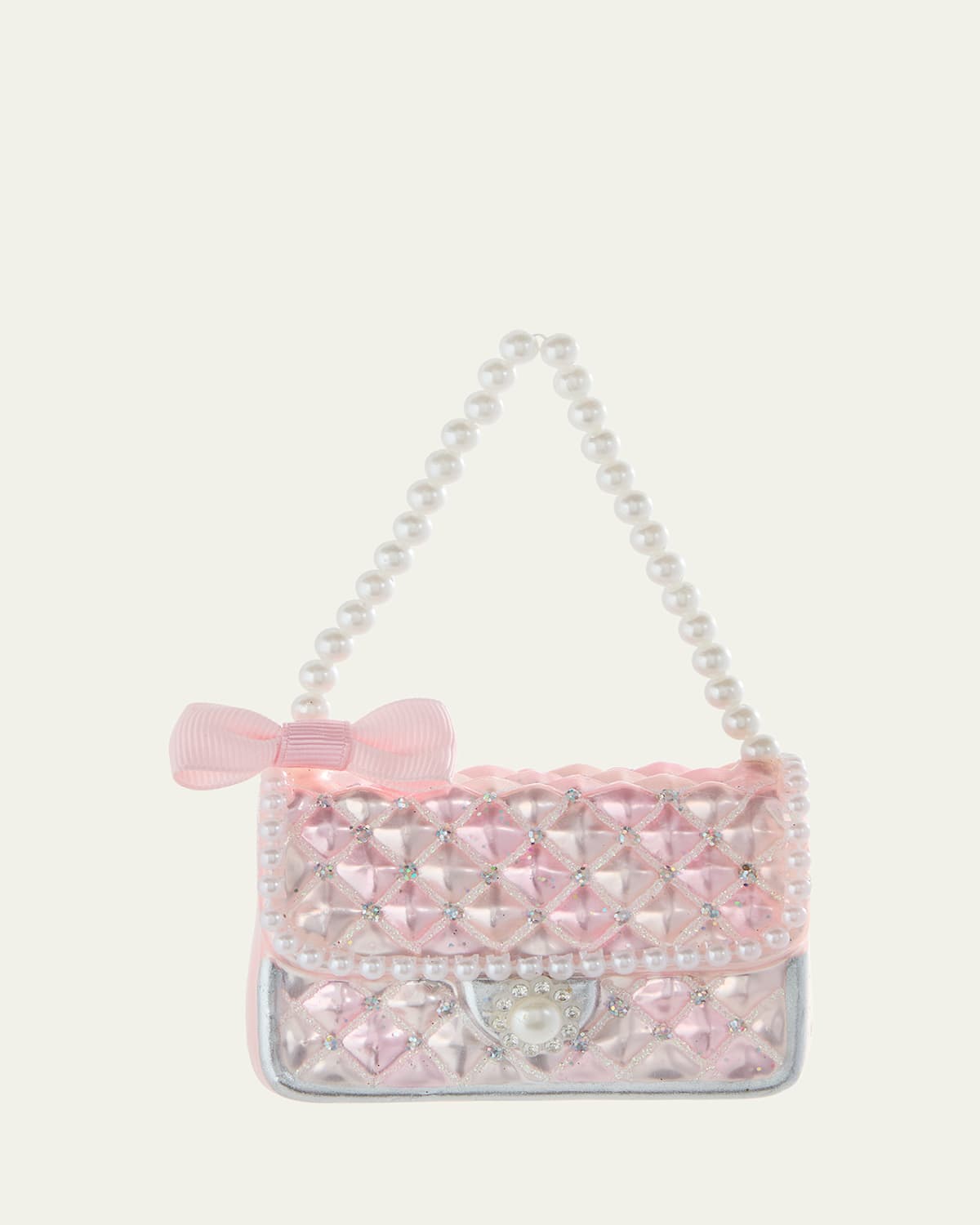 Bergdorf Goodman Pink Handbag Christmas Ornament In Pink