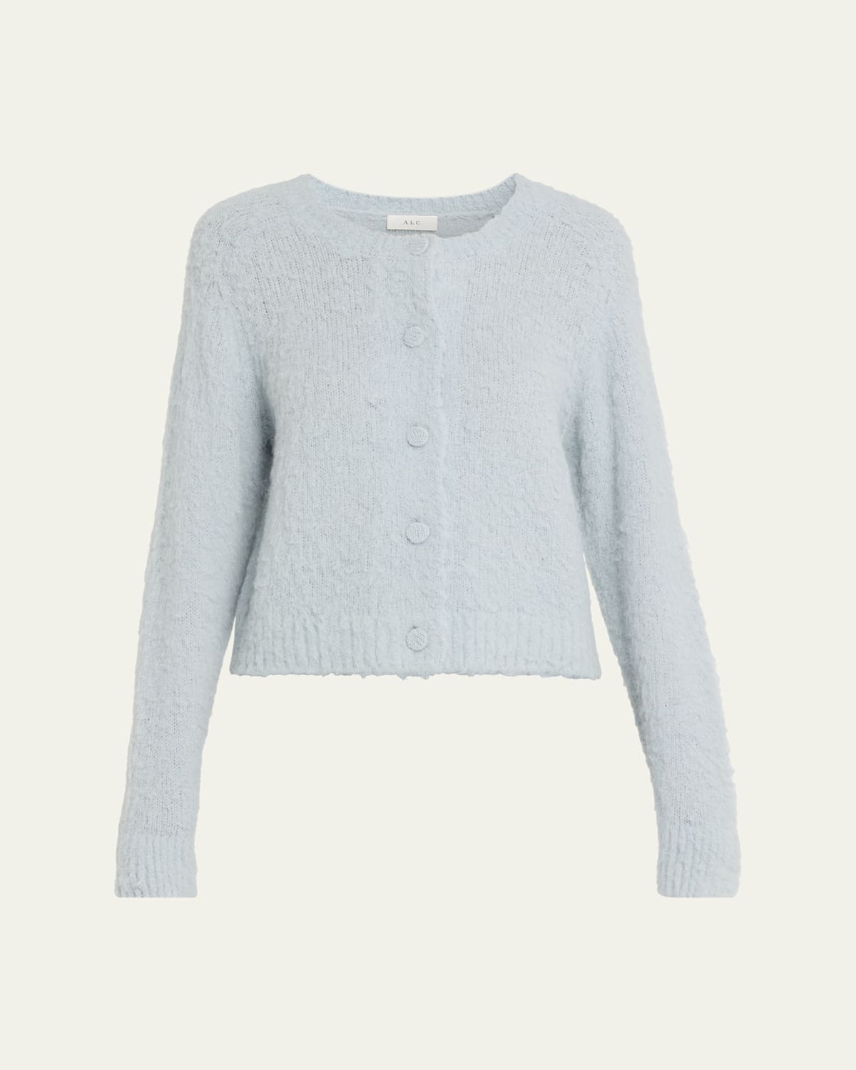 A.l.c Lainie Brushed Alpaca Cardigan In Blue