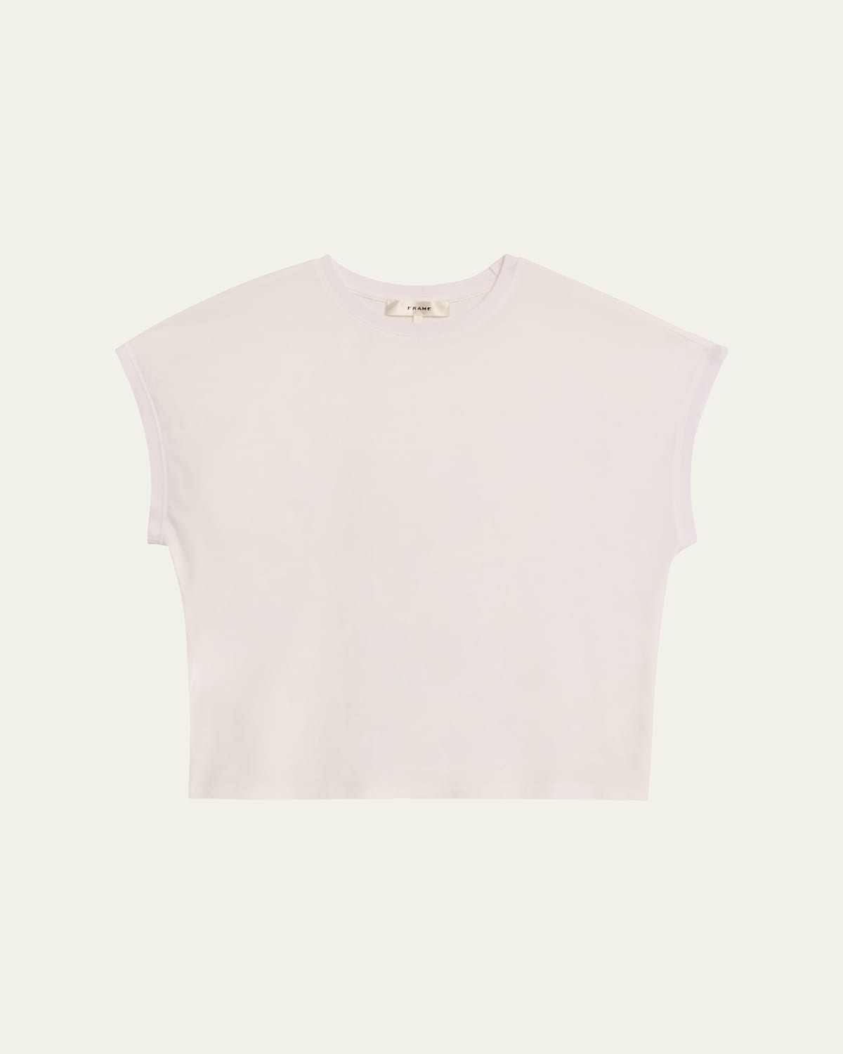 Frame The Muscle Tee In White