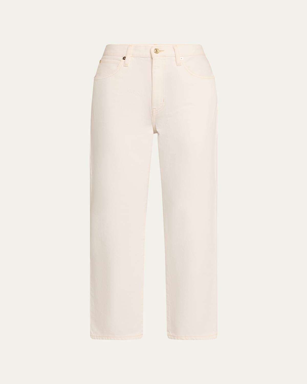 Frame The Hang Mid-rise Jeans In Neutral