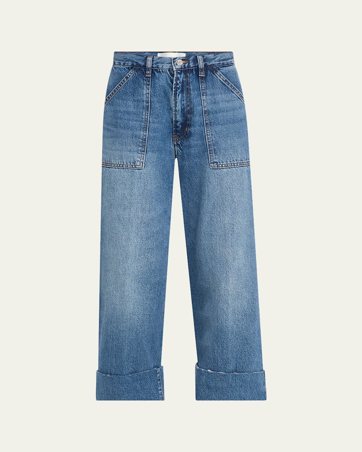 Frame The Utility Trouser Jeans In Blue