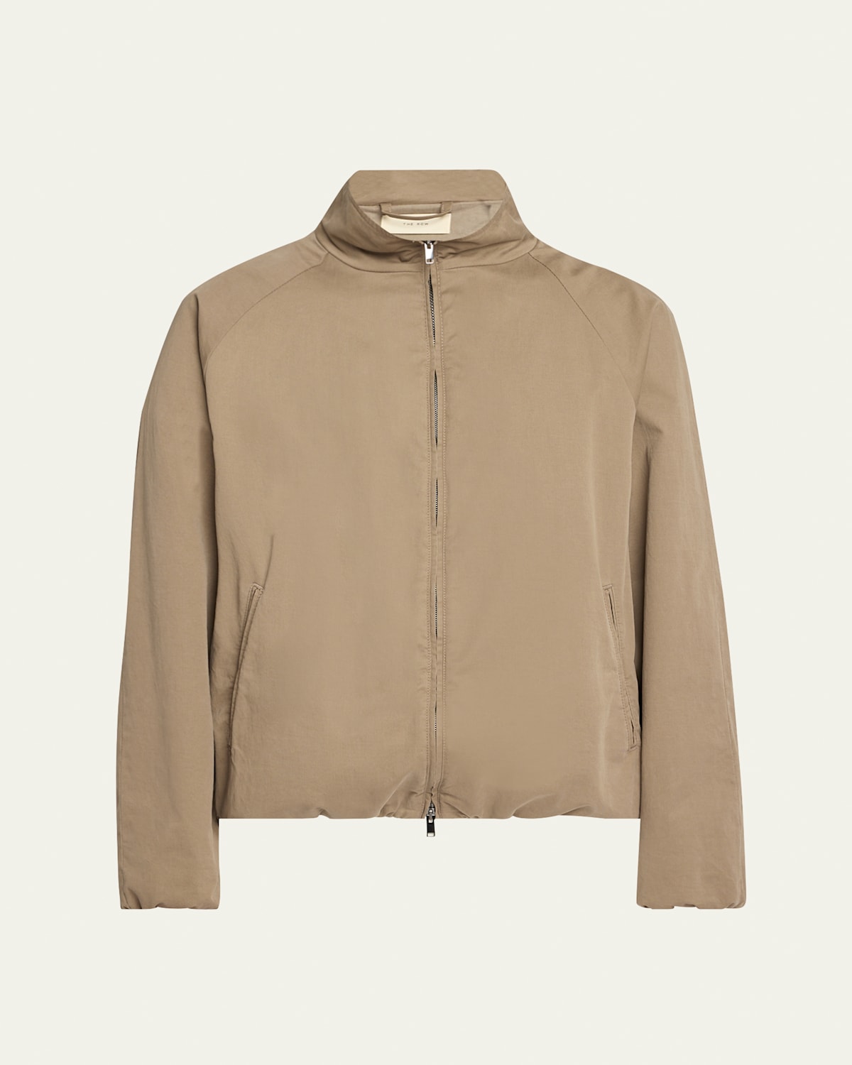 The Row Men's Cotton-cashmere Harrington Jacket In Brown