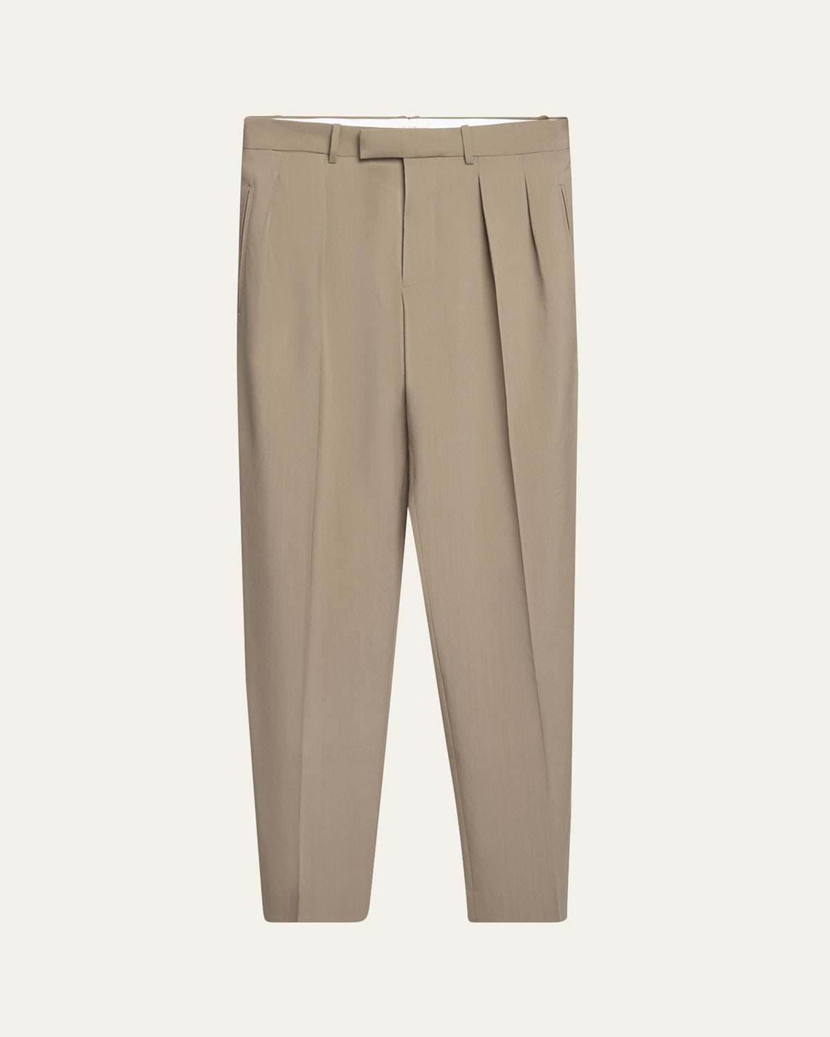Men's Mikeno Pleated Wool Pants