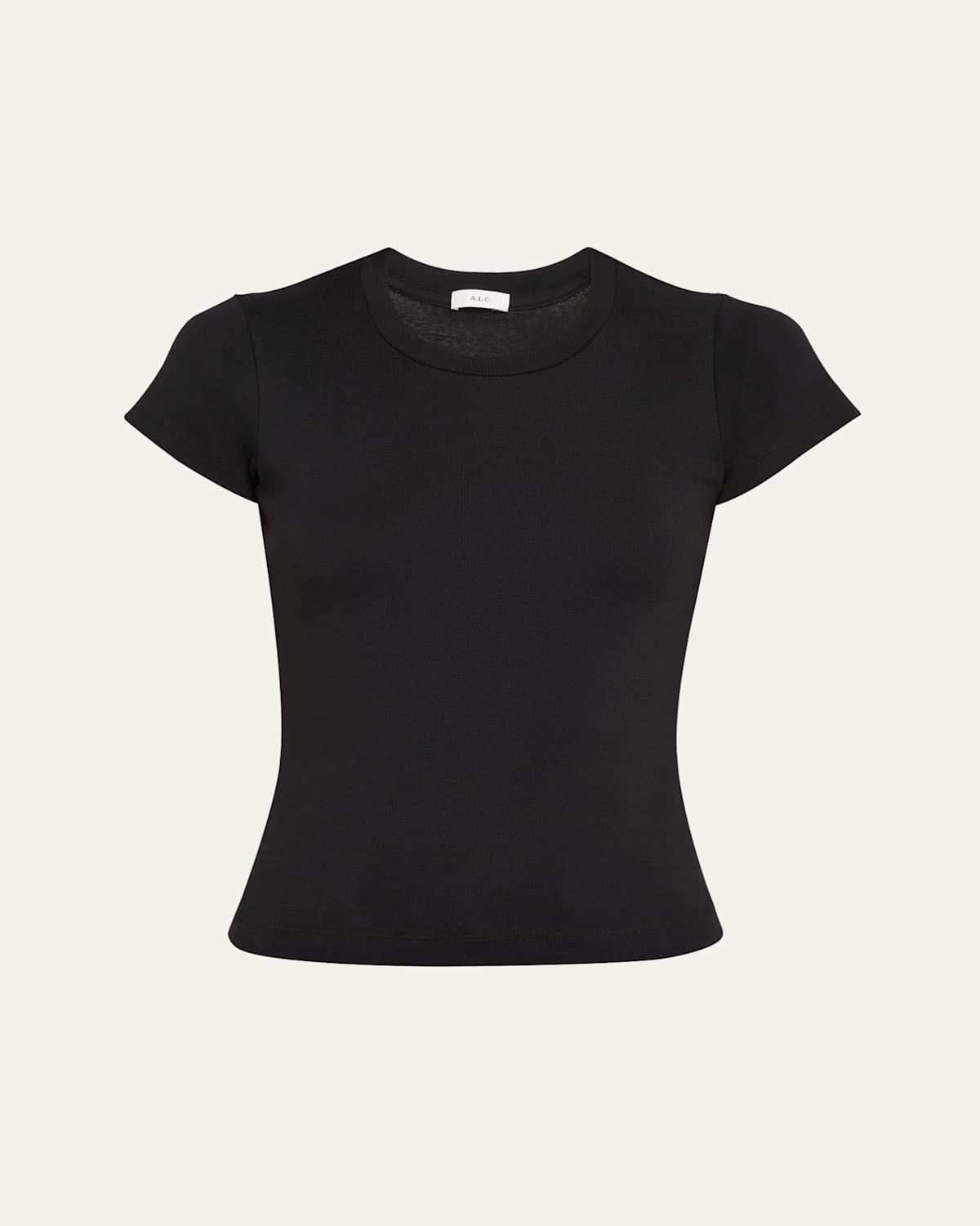 A.l.c Avery Crewneck Tee In Black