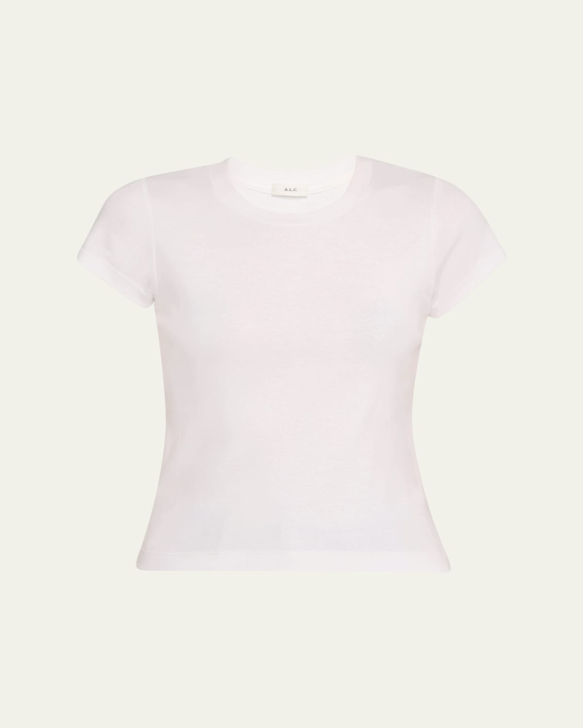A.l.c Avery Crewneck Tee In White