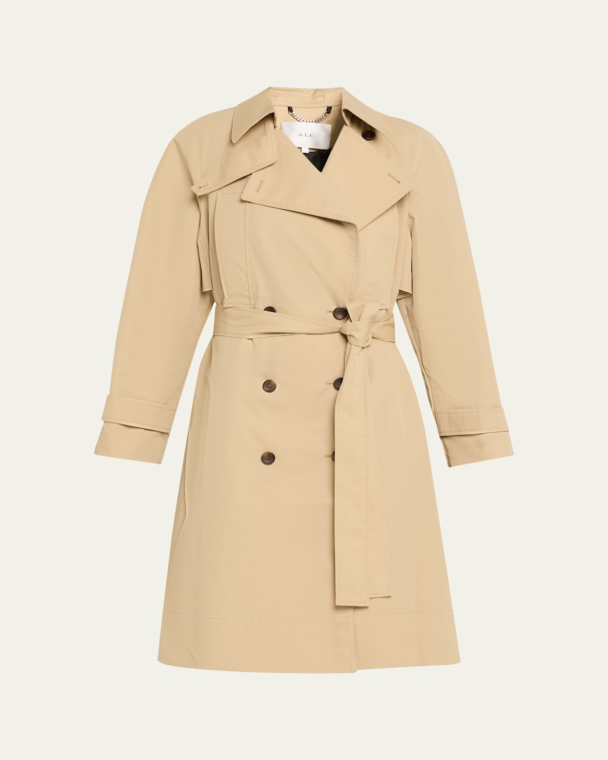 A.l.c Asher Trench Coat In Neutral