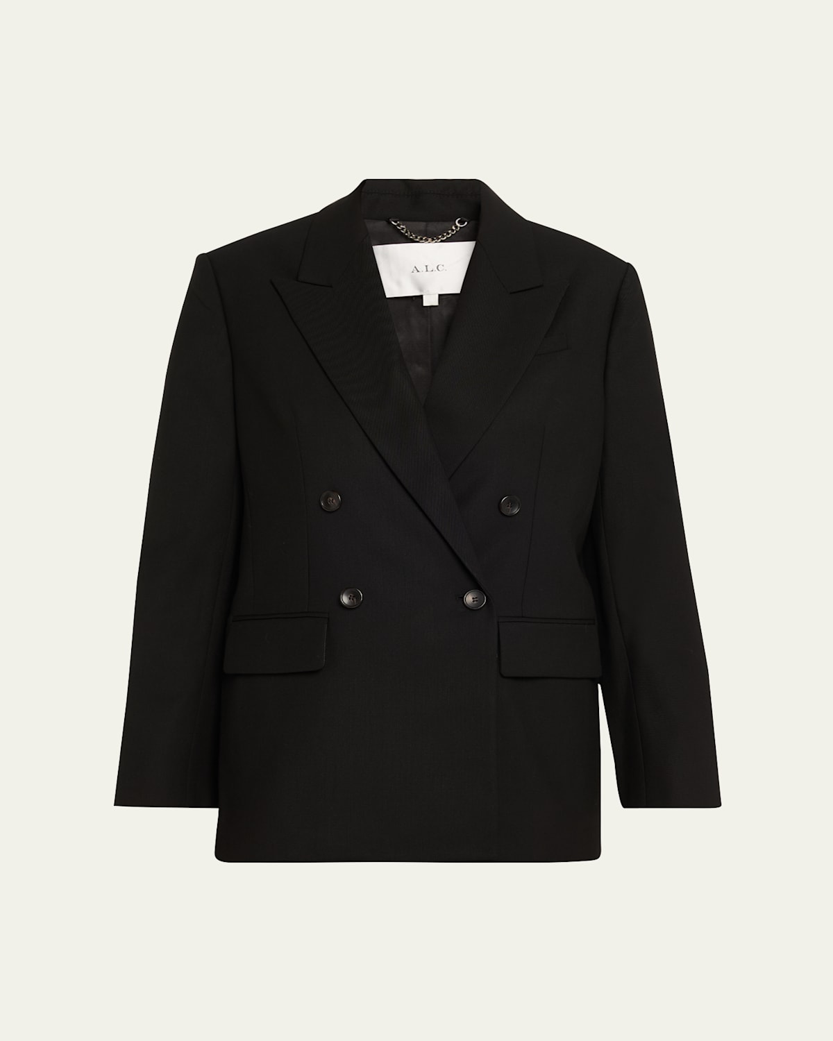 A.l.c Calla Oversized Tailored Jacket In Black
