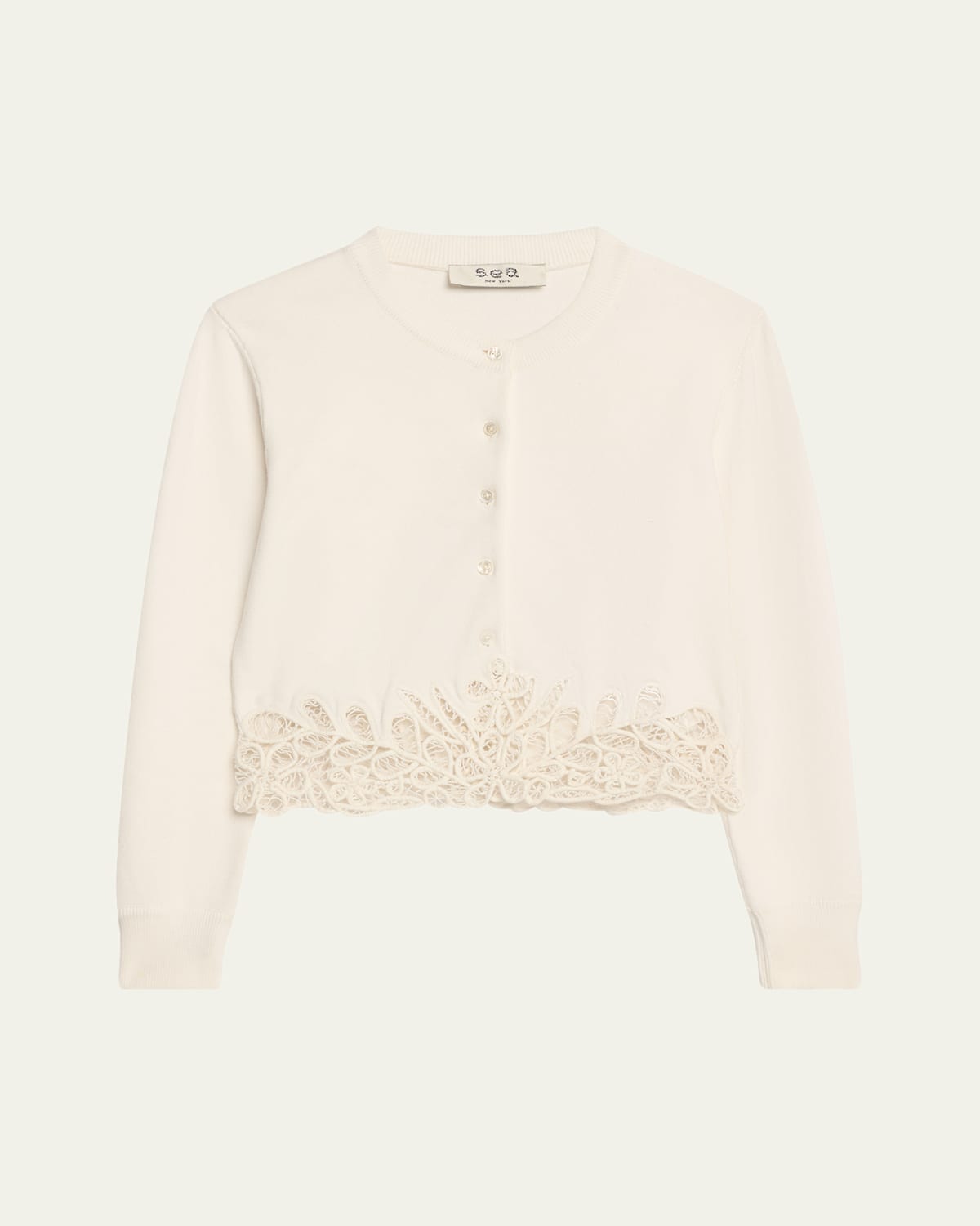 Iyla Embroidered Crop Cardigan