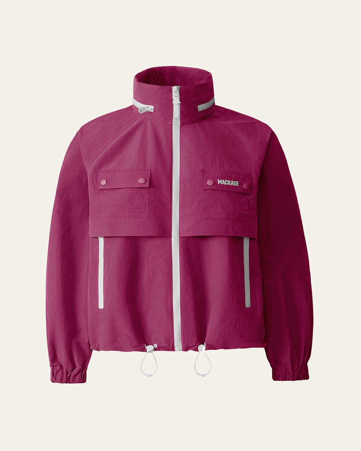 Mackage Devorah Seam-sealed Rain Jacket In Azalea