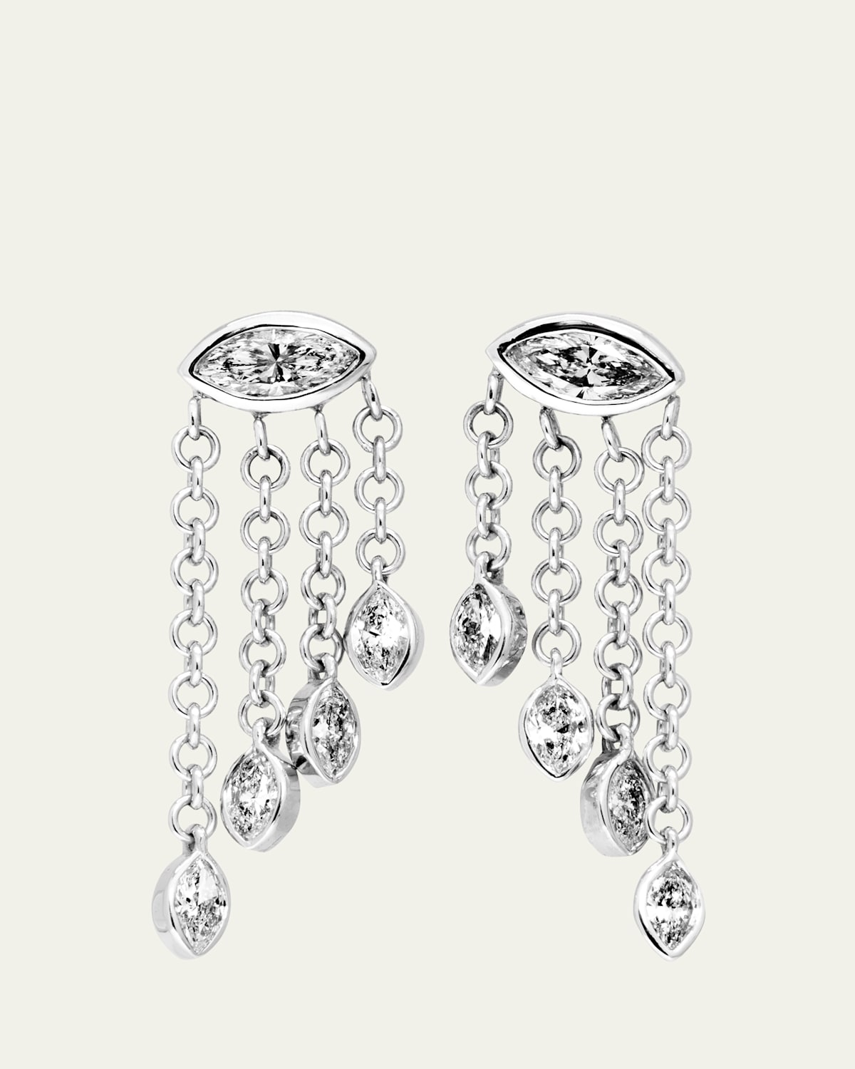 Candy Drop Marquise Waterfall Stud Earrings