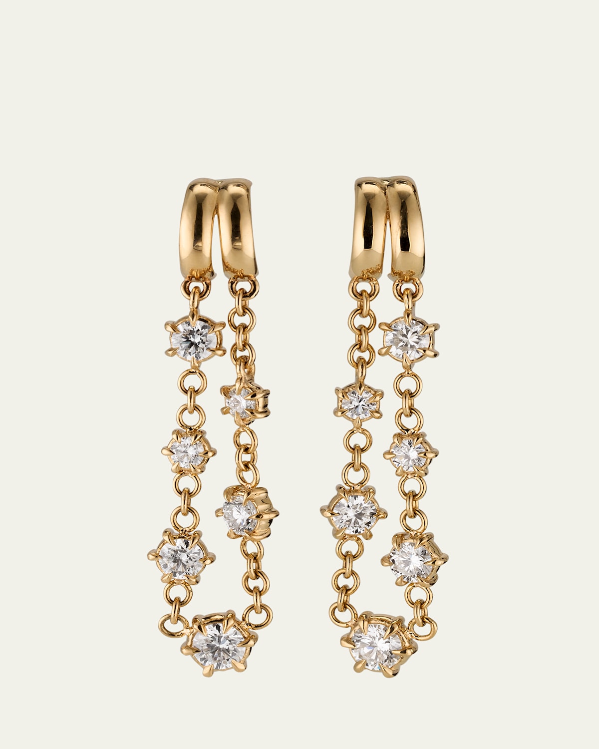 Constellation Double Huggie Earrings